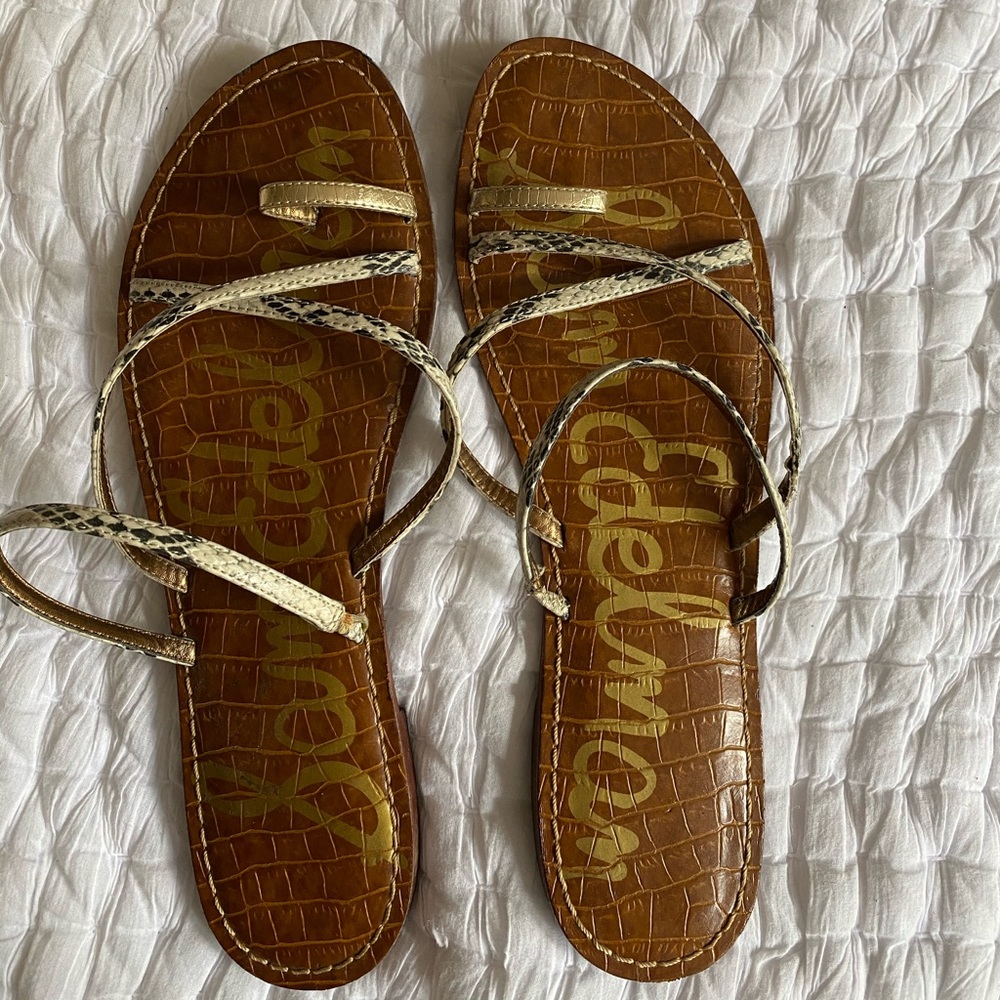 Sam Edelman snakeskin sandals